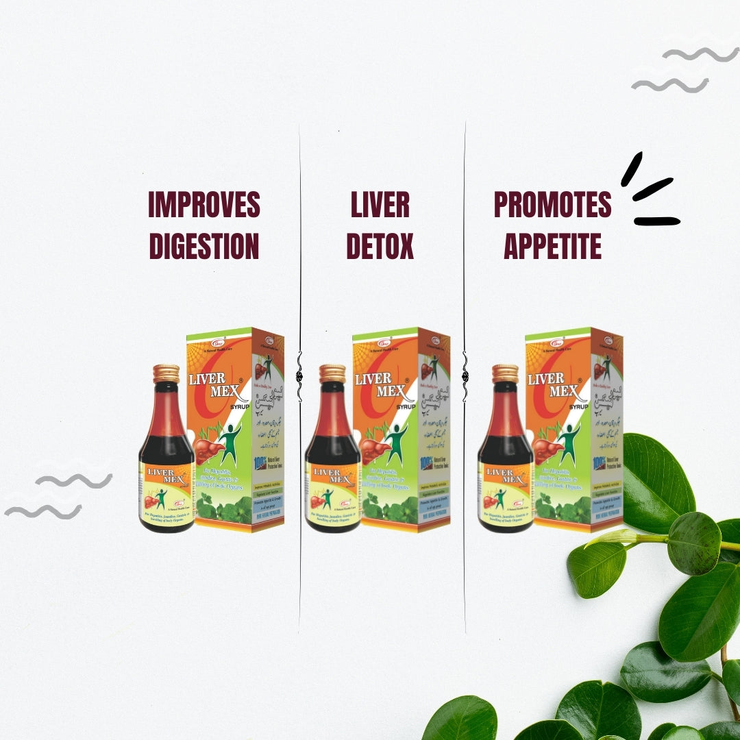 Livermex Syrup for fatty liver (Pack of 4)